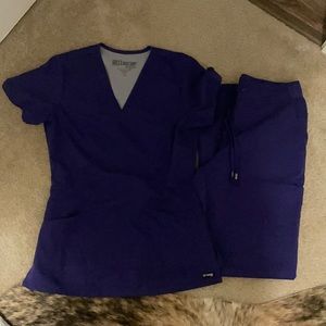 Purple Grey’s Anatomy Scrub Set
